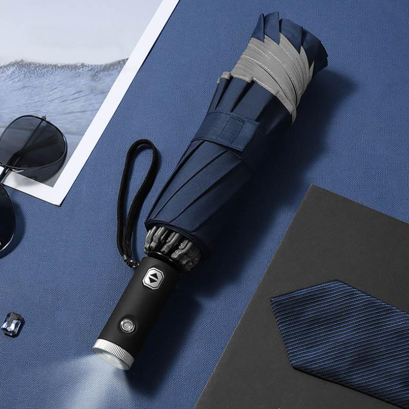 LZINA™ | Automatic foldable umbrella with reflective edge
