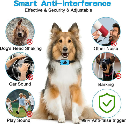 BowLift | Anti-Bark Dog Collar – Stop Unwanted Barking with the BarkBuddy Vibration Training Collar for Dogs