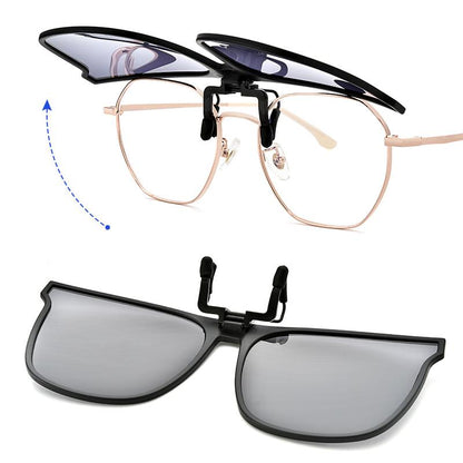 LZINA™ | New polarized clip-on flip-up sunglasses