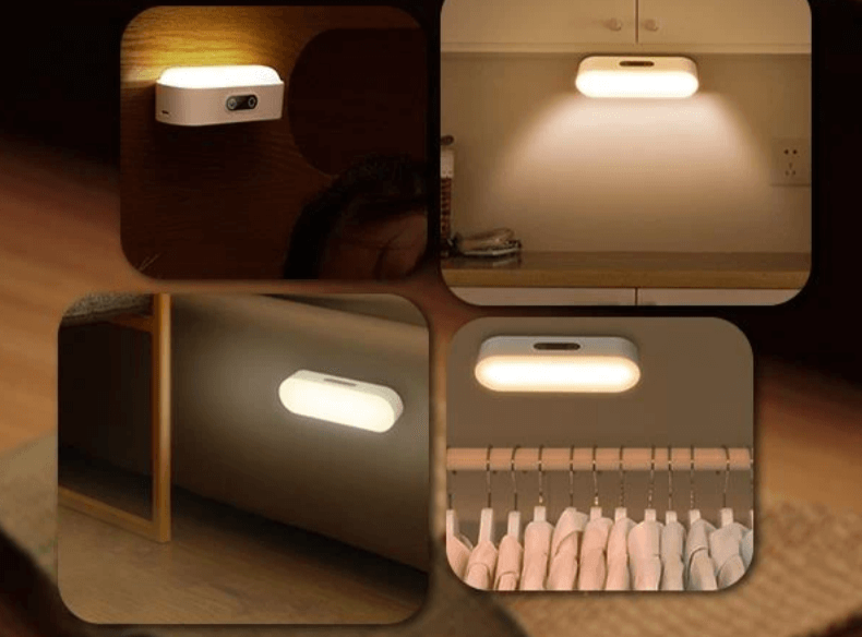 LZINA™ | Motion-Activated Rechargeable Night Light with Adjustable Brightness