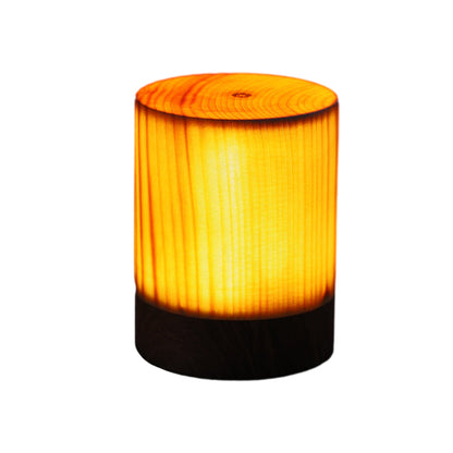 LZINA™ | LumiWood – Battery-Powered LED Table Lamp with Touch Control