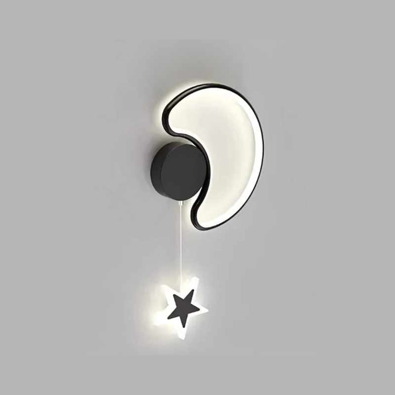 BowLift DreamLight: Enchanting Wall Lamp with Clouds, Stars and Moon