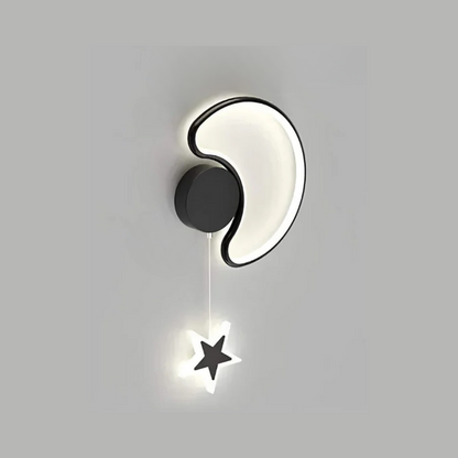 BowLift DreamLight: Enchanting Wall Lamp with Clouds, Stars and Moon