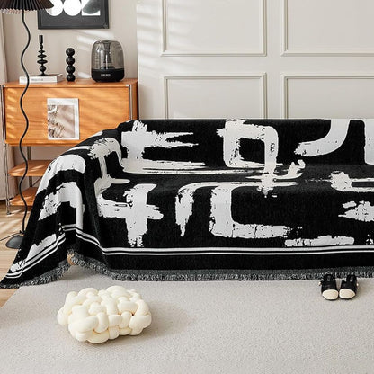 BowLift | Brushstroke Art Sofa Cover