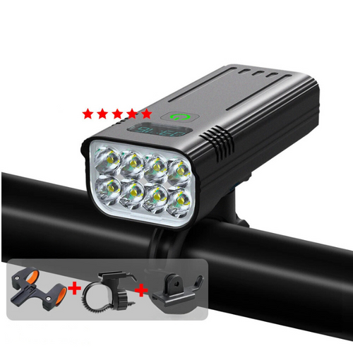 LZINA™ | KrachtLight – 10000LM bicycle lighting with 3 mounts