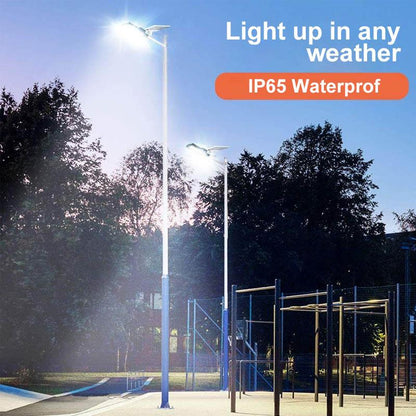 LZINA™ | 200W Outdoor Solar LED Lamp with Remote Control, Motion and Twilight Sensor