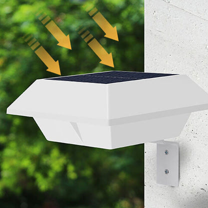 LZINA™ | Solar UFO Shape Design Fence Light LED Outdoor Wall Lamp