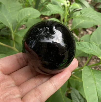 LZINA™ | Obsidian Crystal Ball Decoration