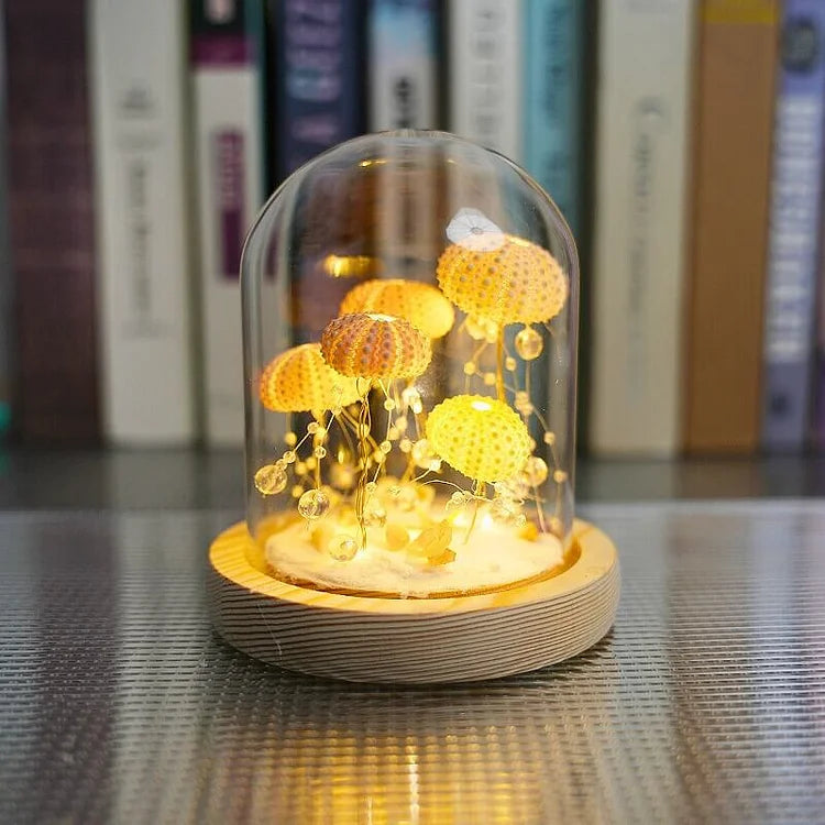 BowLift | LumiCraft – One-of-a-kind DIY Table Lamp with Natural Seashells for Cozy Décor