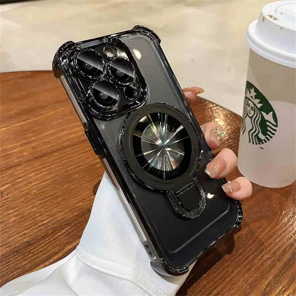 LZINA™ | Premium Magnetic iPhone Case with MagSafe Stand & Shockproof Protection