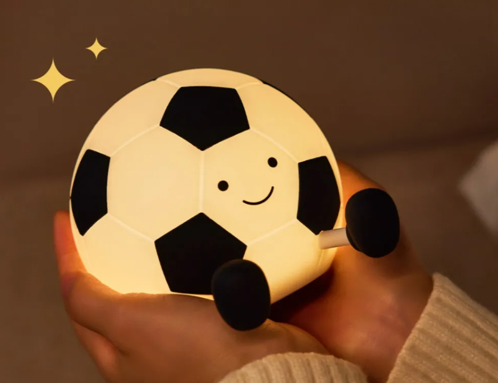 LZINA™ | Rechargeable Soccer Ball Silicone Night Light – GlowKick