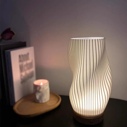 BowLift USB-Powered Table Lamp with an Elegant Wave Design | WaveGlow