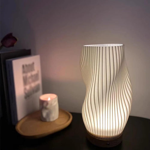 BowLift USB-Powered Table Lamp with an Elegant Wave Design | WaveGlow