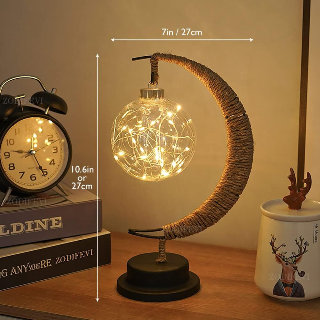 LZINA™ | Lunar Moon Lamp – A Cool, Enchanting Night Light | Bedrooms and Living Spaces