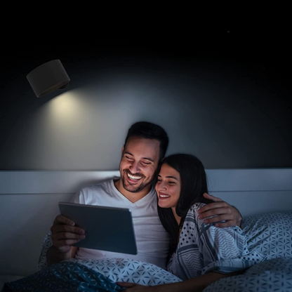 BowLift Wireless LED Wall Lights – Rechargeable Battery, Wall-Mounted with 360° Rotatable Magnetic Ball, 3 Color Temperatures & 3 Brightness Levels, Ideal for Study, Reading, and Nightstands