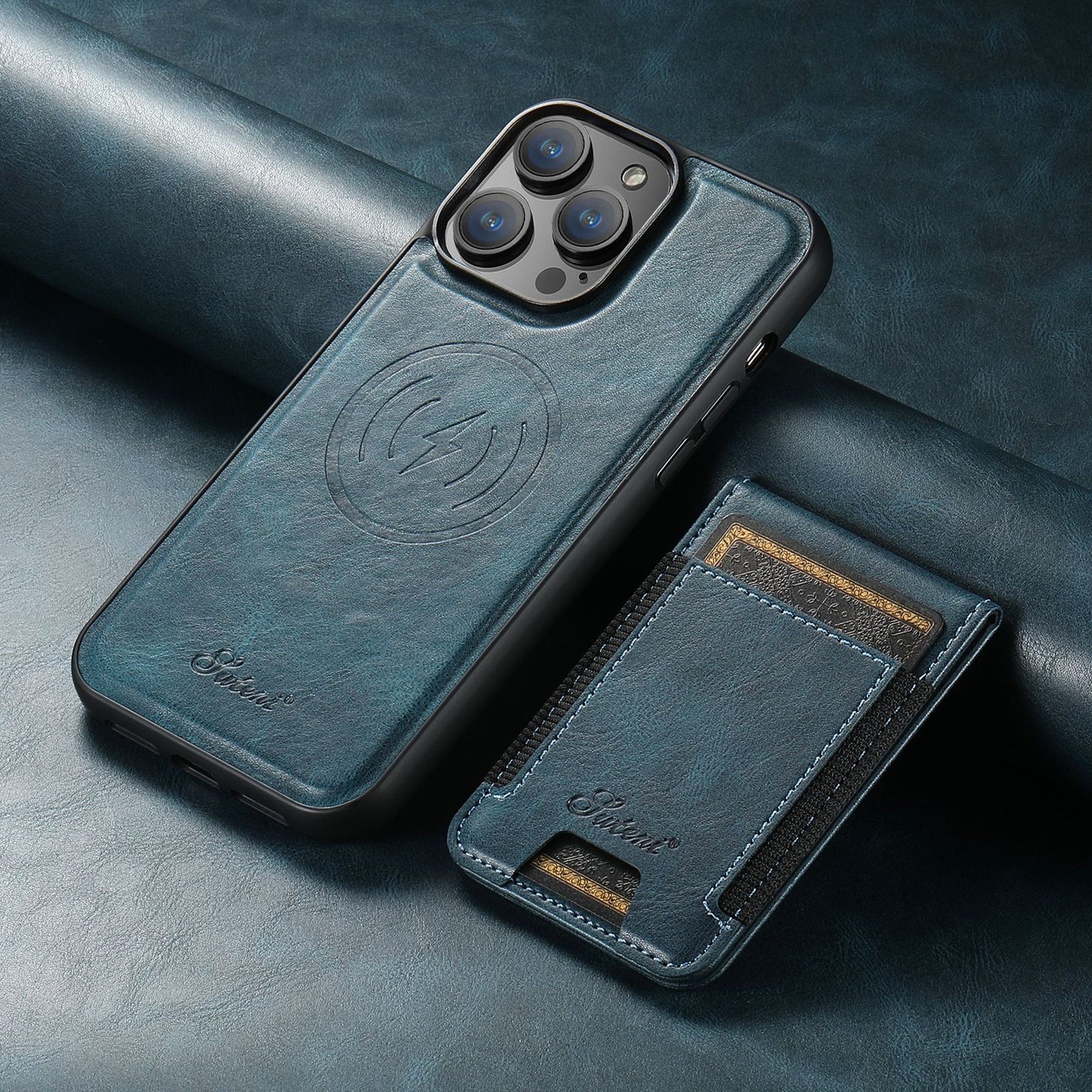 LZINA™ | Leather phone case with card holder and MagSafe compatibility