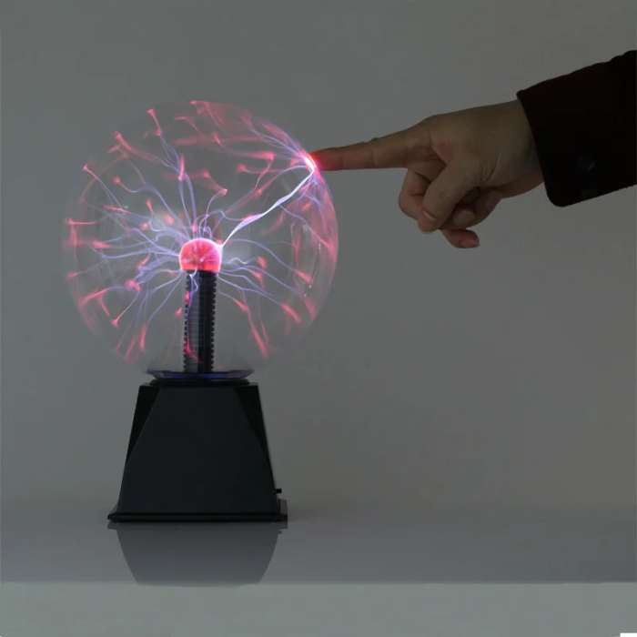 BowLift Plasma Ball Night Light - Mesmerizing Orb Lamp for Ambient Glow