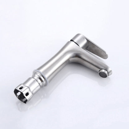 BowLift | Modern Basin Tap Monochrome Center Mount Low Arc Faucet for Bathroom