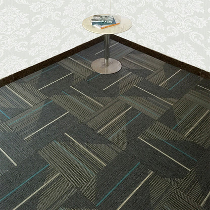 BowLift | Dark Color Level Loop Carpet Tile Non-Slip Self-Adhesive Indoor Office Carpet Tiles