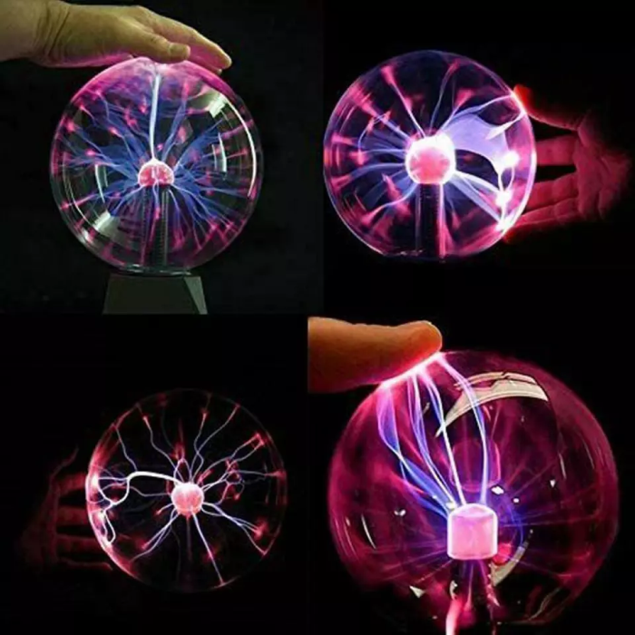 BowLift Plasma Ball Night Light - Mesmerizing Orb Lamp for Ambient Glow