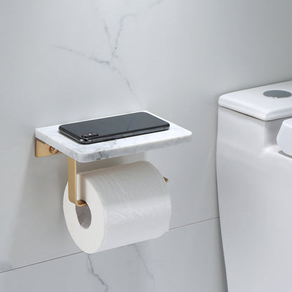 BowLift | Polished Brass Bathroom Accessory Set Marble Bathroom Hardware