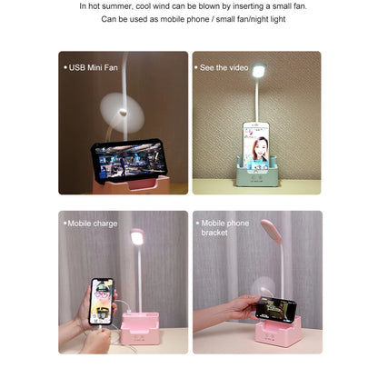 BowLift Desk Lamp with Built-In Phone Holder