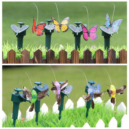 BowLift | Solar-powered dancing hummingbird and butterfly