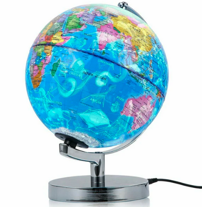 LZINA™ | World Globe Led Constellation Map & Night Light