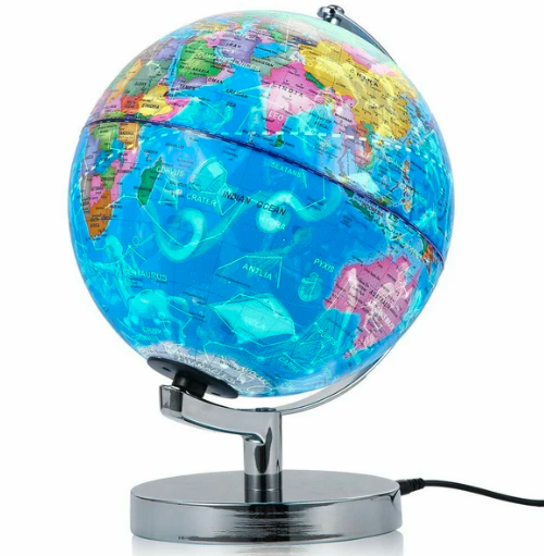 LZINA™ | World Globe Led Constellation Map & Night Light
