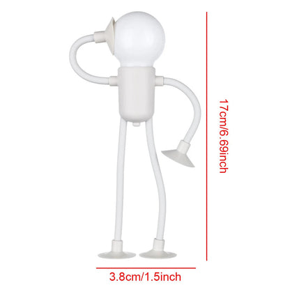 LZINA™ | Creative Bendable Cartoon Night Light with Suction