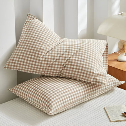 BowLift | Soft Plaid Checkered Pillowcases