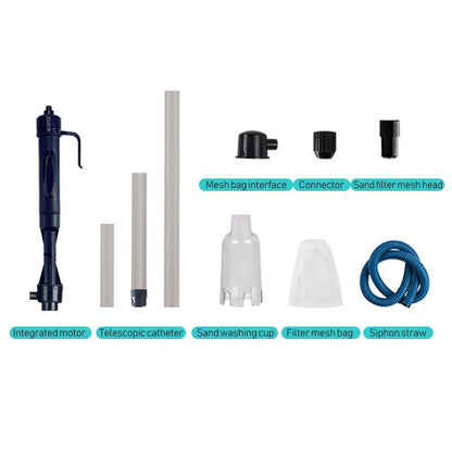 LZINA™ | Automatic water changer for fish tank electric sand washer