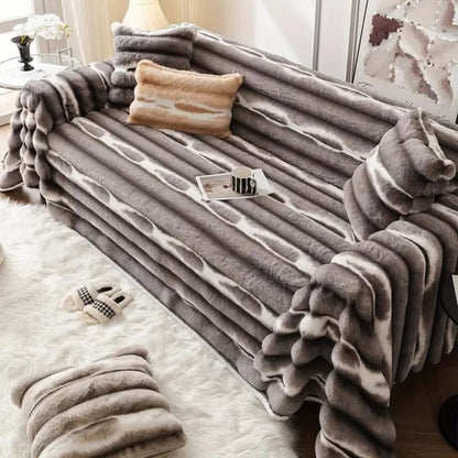 BowLift | FleeceElegance - Thick and cloud-like sofa cover