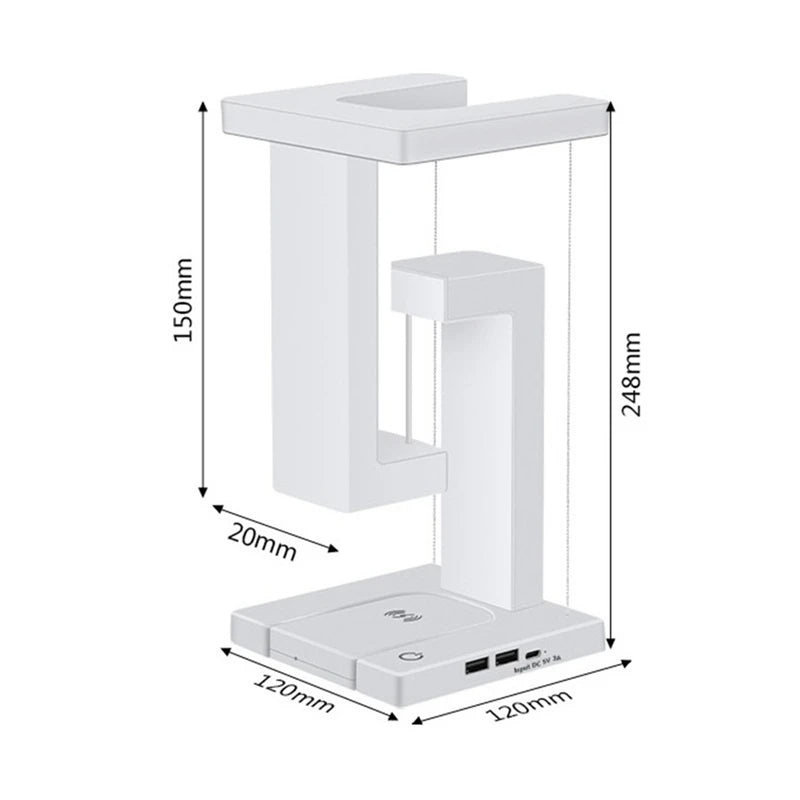 BowLift | Wireless Charger - GlowCharge - Fast Charging - Magical Atmosphere in the Room