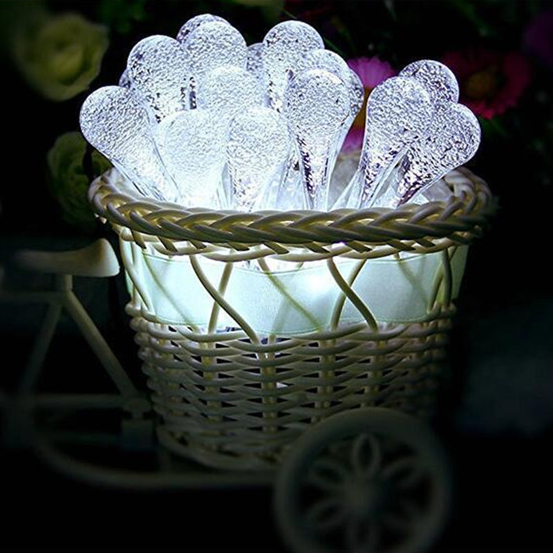 LZINA™ | Solar Water Droplet String Lights