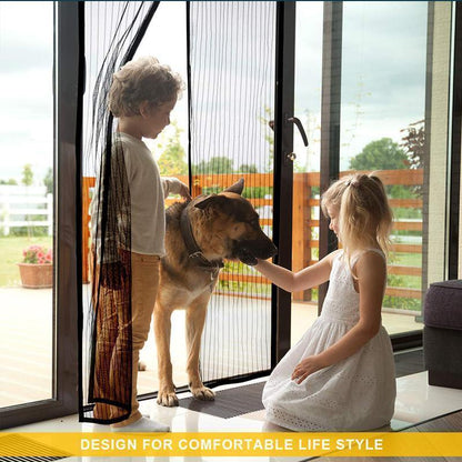BowLift | Magnetic Fly Screen Door with Continuous Hook and Loop Fastener