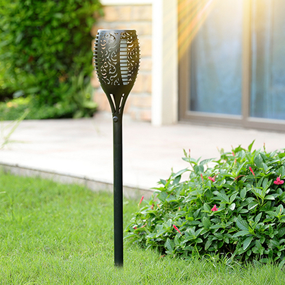 LZINA™ | Solar-Tiki-Torches | Solar-Torch Light with Flickering Flame