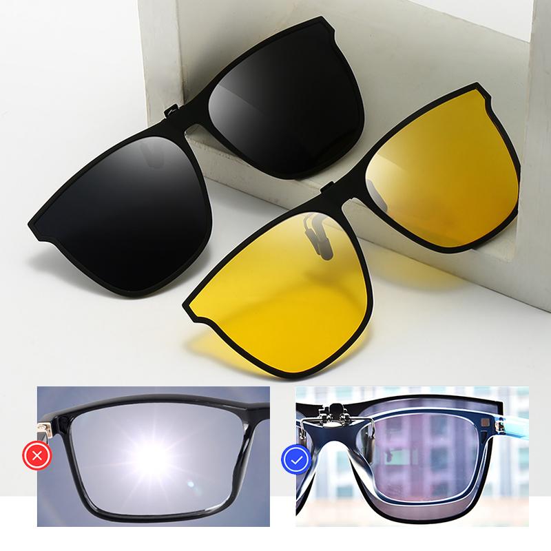 LZINA™ | New polarized clip-on flip-up sunglasses