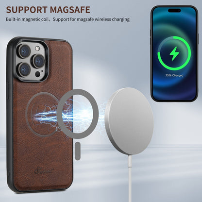 LZINA™ | Leather phone case with card holder and MagSafe compatibility