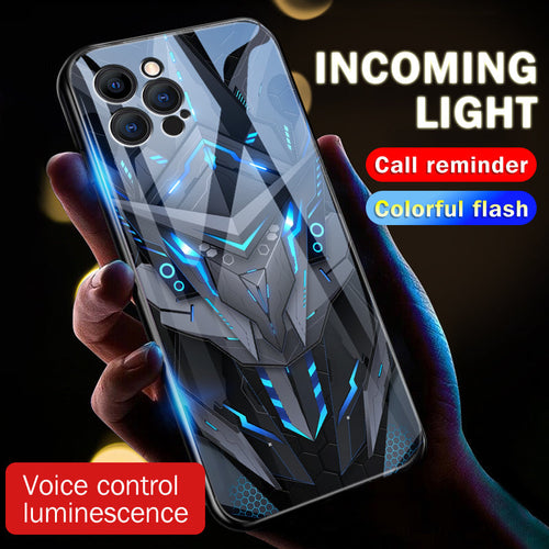 LZINA™ | Cool Mecha Apple Smart Flash Phone Case