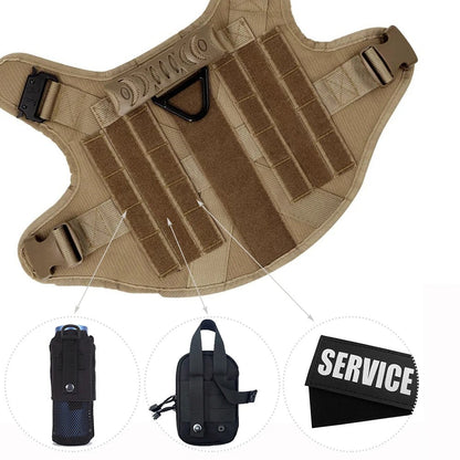 BowLift | KrachtGrip Dog Harness – Adjustable Tactical Harness for Training & Walks