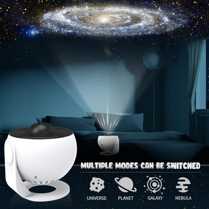 BowLift 360° Planetarium Projector — Immersive Night Sky Experience for Deep Relaxation & Stress Relief