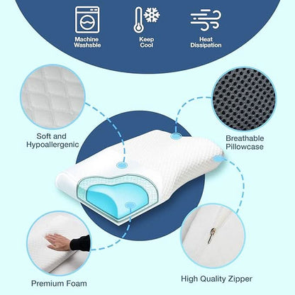 BowLift | snoring pillow - Ergonomic & comfortable for a restful night