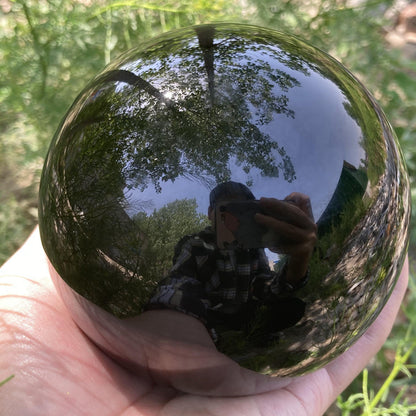 LZINA™ | Obsidian Crystal Ball Decoration
