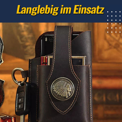 BowLift | Multifunctional leather phone case