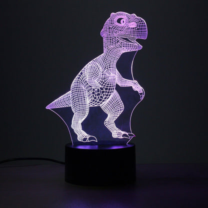 LZINA™ | Dinosaur Night light - 3D Dinosaur Light - T Rex Night Light