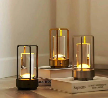 BowLift Waterproof & Portable Crystal Table Lamp – AuroraGlow