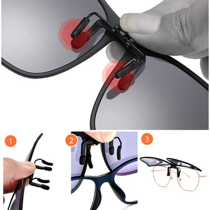 BowLift | New polarized clip-on folding sunglasses
