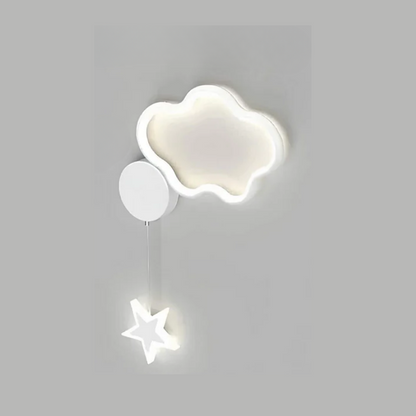 BowLift DreamLight: Enchanting Wall Lamp with Clouds, Stars and Moon