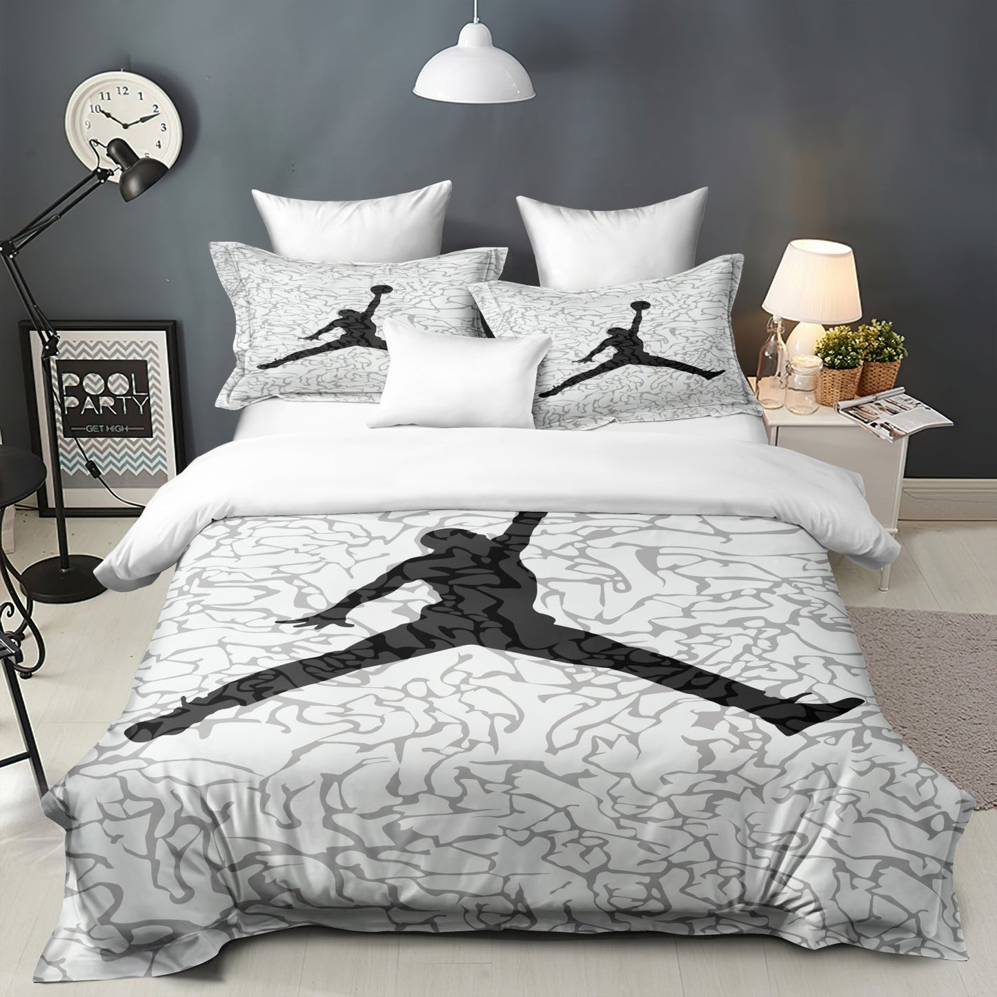 LZINA™ | Sporty Luxury Basketball Duvet Cover Set - Ultimate Sleep Comfort